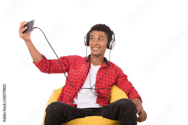 Obraz Teenage boy smiling