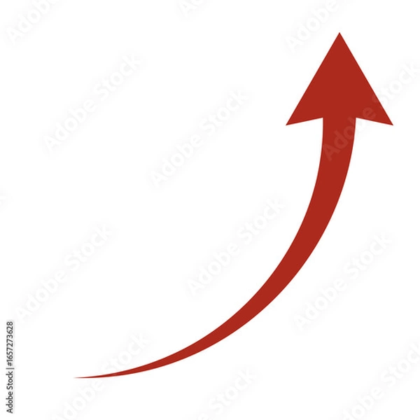 Obraz 矢印、赤色、上昇、増加