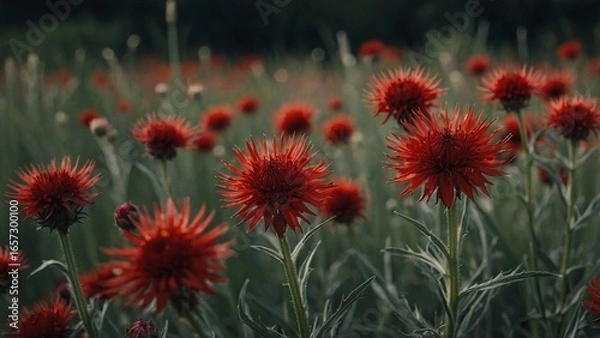 Obraz red poppy flowers