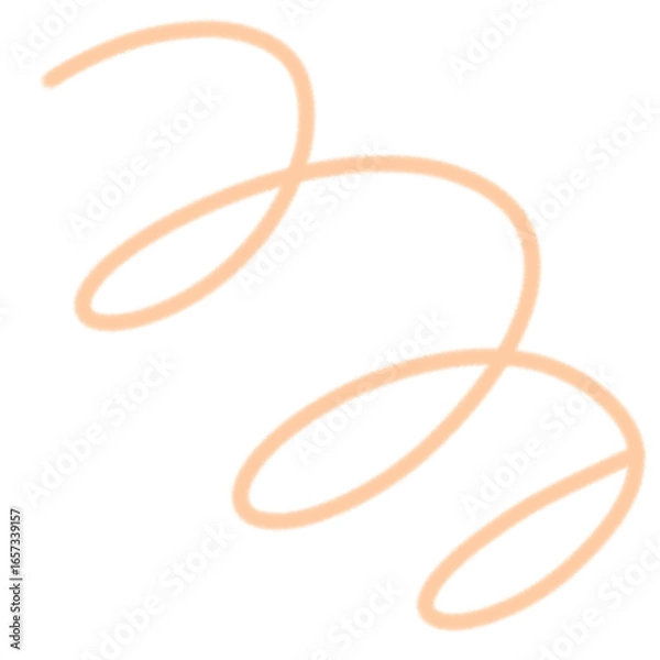 Fototapeta Pink colored line scribbles for simple picture decoration