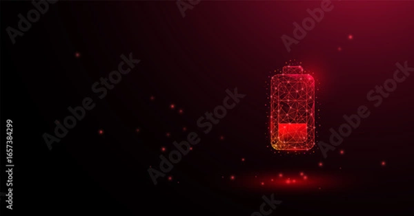 Obraz Battery technology style. Technology graphic design background. Vector illustration. Vector Abstract technology circuit lines. Technology vector background.Eps10 vector illustration.