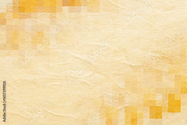 Fototapeta 和紙とモザイク