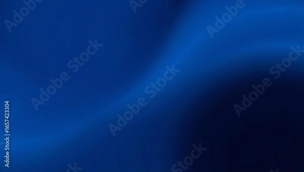 Obraz Abstract flowing deep blue fabric texture with subtle light and shadow