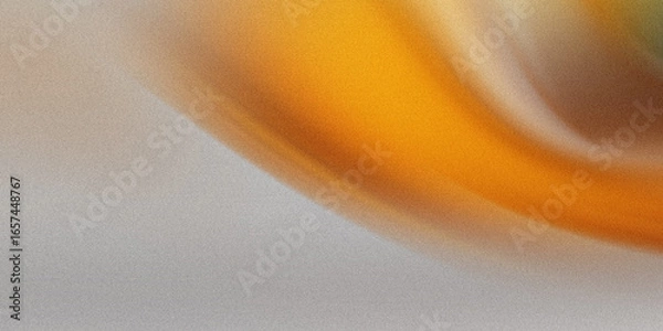 Fototapeta A grainy abstract background showcases a flowing gradient of warm yellow and neutral gray tones creating a smooth texture