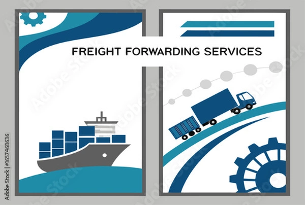 Obraz Freight Forwarder Services – Brochure Layout
