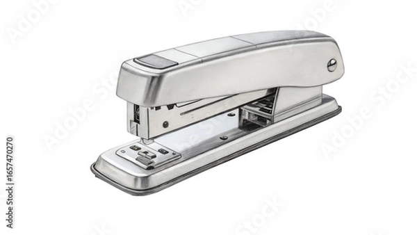 Obraz stapler isolated on white background