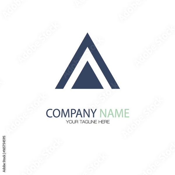 Fototapeta A Letter Logo