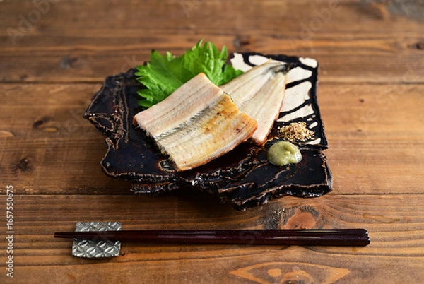 Fototapeta 鰻の白焼き