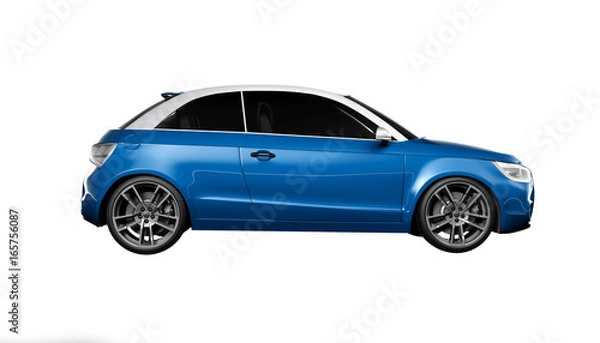 Fototapeta Modern Car on white background