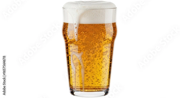 Obraz Isolated Pint of Beer
