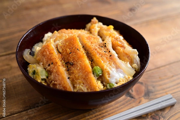 Fototapeta チキンカツ丼