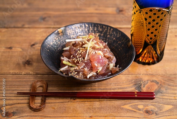 Fototapeta キハダマグロのタタキ