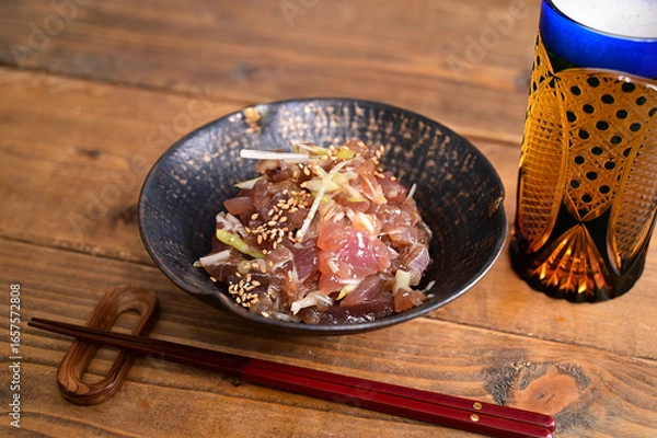 Fototapeta キハダマグロのタタキ