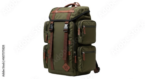 Fototapeta Isolated Hiking Backpack