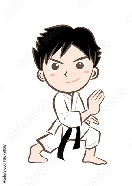 Fototapeta 空手・男の子E