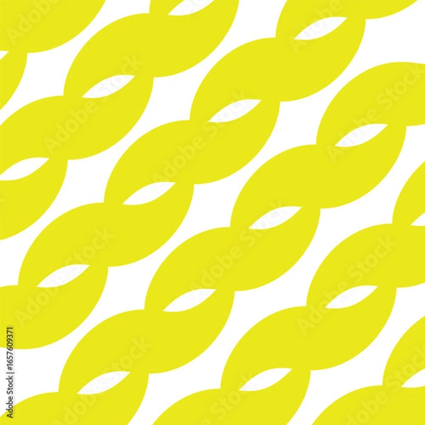Fototapeta art yellow rope pattern line design.