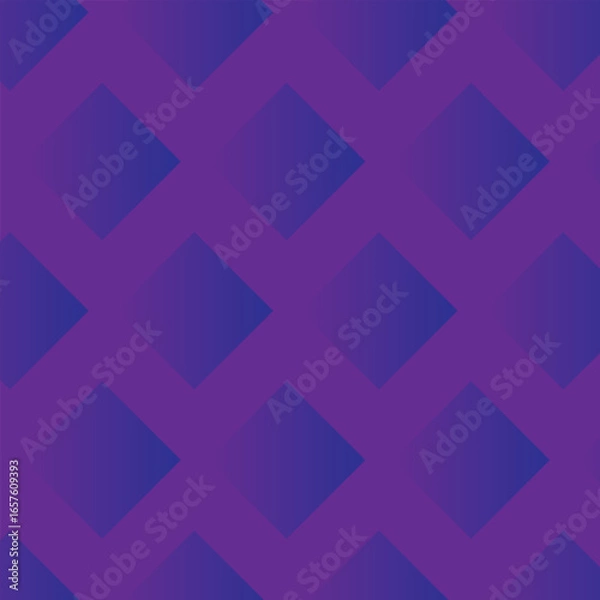 Fototapeta Creative purple to blue gradient box pattern design.