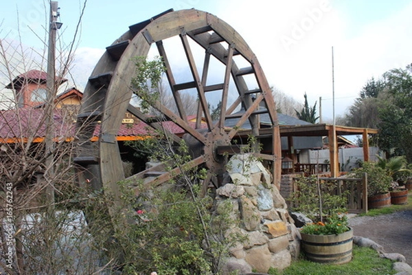 Obraz Rueda de madera