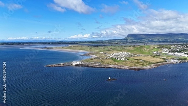 Obraz pointe de Rosses Point près de Sligo en Irlande