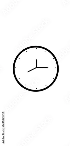 Obraz vector clock icon