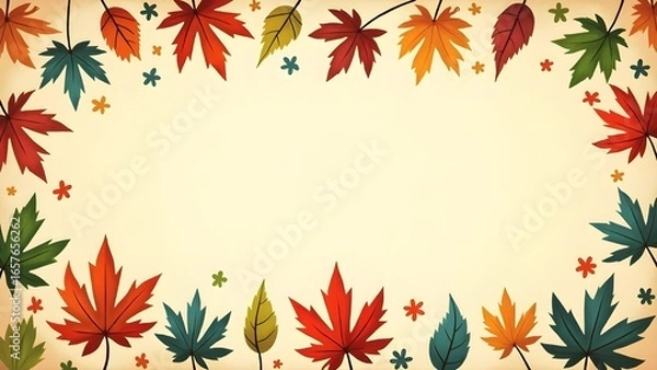 Obraz Glossy 3D Leaf Illustration
