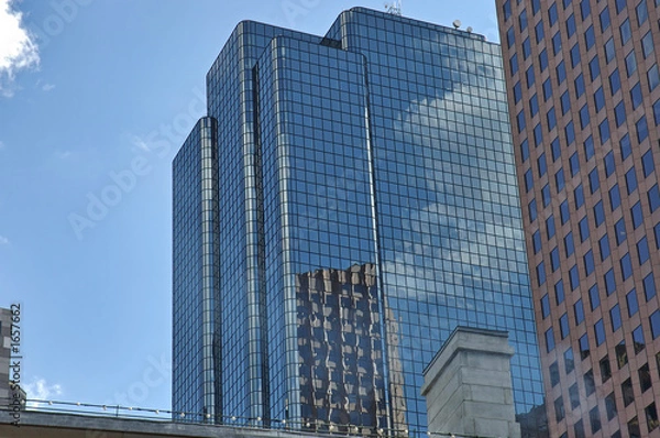 Fototapeta boston skylines, Boston Exchange building, Mass