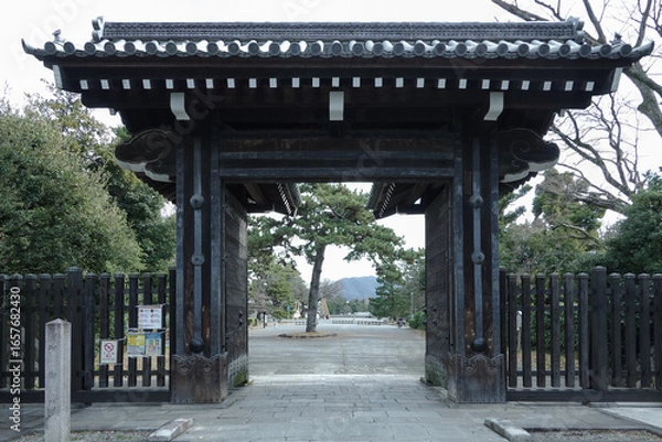 Fototapeta 京都府_京都御所_蛤御門