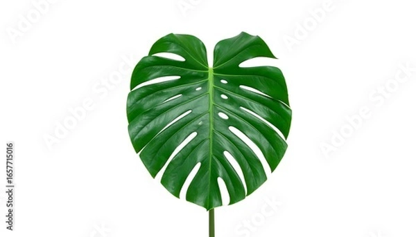 Obraz Tropical leaf, vibrant green