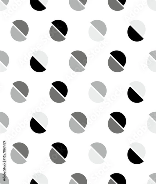Obraz dots halftone monochromatic v...