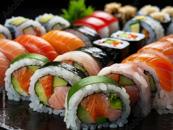 Fototapeta 美味しさで笑顔になる