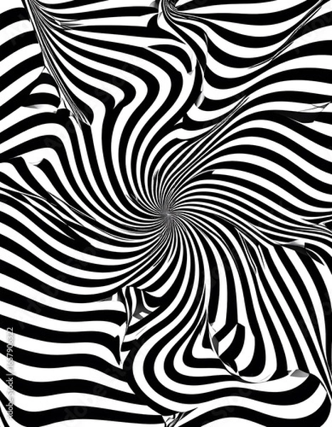 Fototapeta Abstract optical illusion design