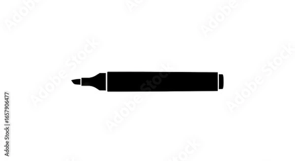 Obraz Black marker illustration