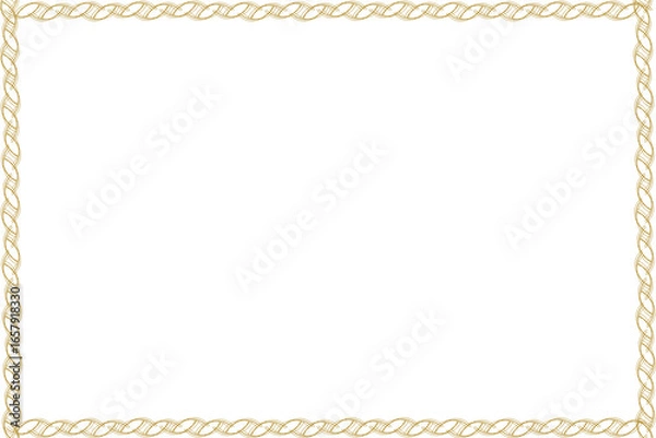 Obraz Creative simple vertical border and Frame, Transparent border	