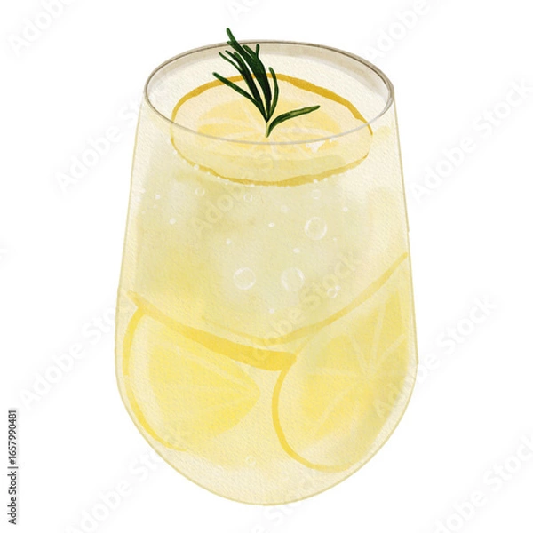 Obraz Lemon Fruit Ade Juice Design Vector Illustration