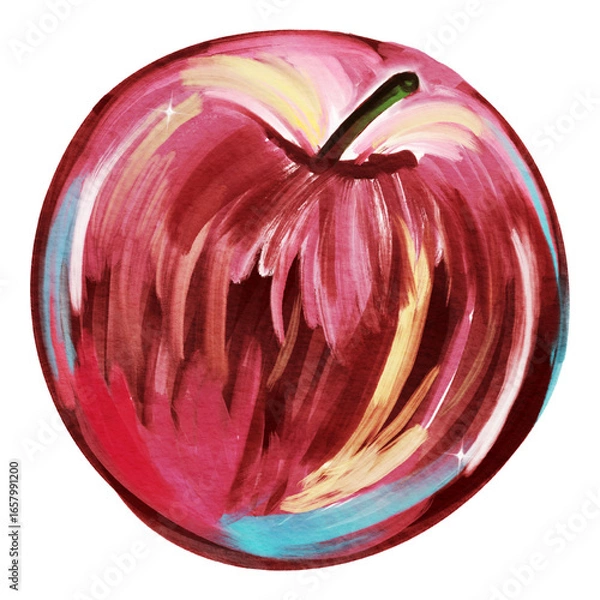 Fototapeta Apple Fruit Illustration Design Vector