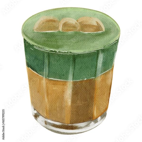 Obraz Einspanner Coffee Cafe Latte Beverage Dessert Vector Design