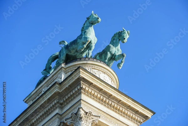 Obraz ハンガリー_ブダペスト_英雄広場