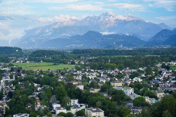 Obraz オーストリア_ホーエンザルツブルク城