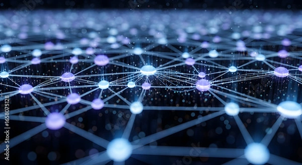 Obraz Abstract network connections