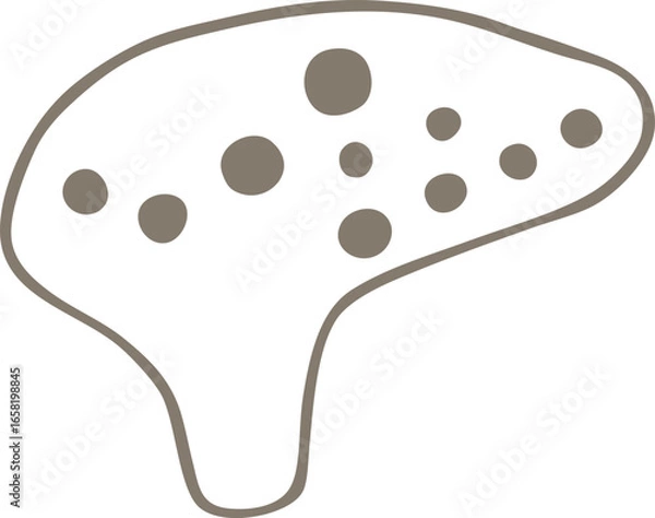 Fototapeta 오카리나03_선화_관악기_뮤직_음악_사운드