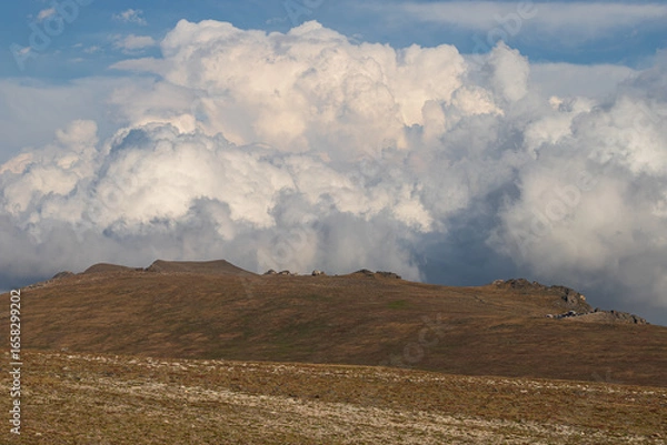 Obraz mountain landscape with clouds