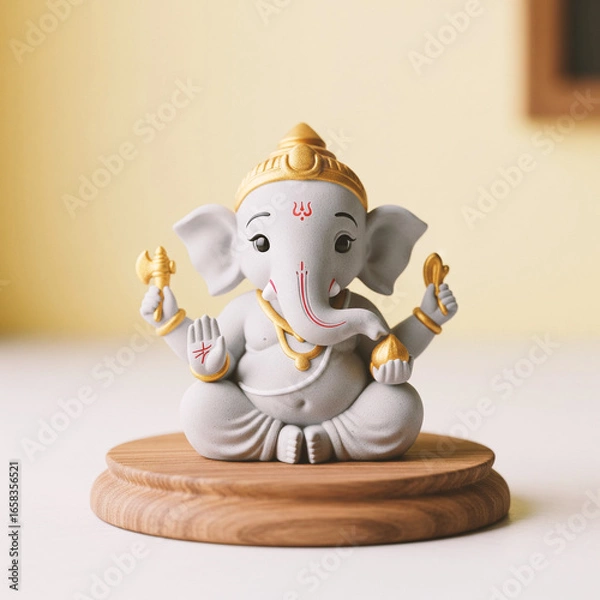 Obraz Miniature statue of Lord Ganesh