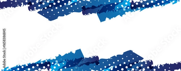 Fototapeta Brushes Stroke Background. Grunge Banner Template Design