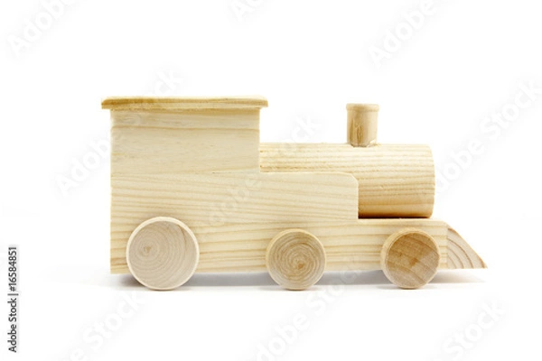 Obraz wooden train