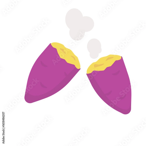 Obraz 焼き芋のイラスト