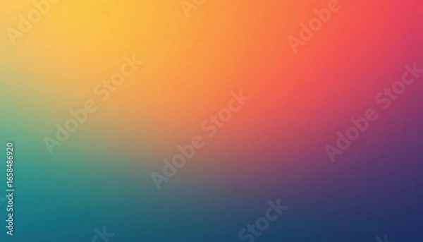 Fototapeta A blurry image of a rainbow colored background.