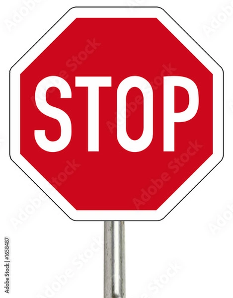 Fototapeta stopschild