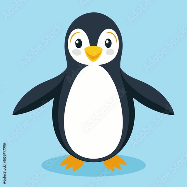 Obraz penguin on the snow