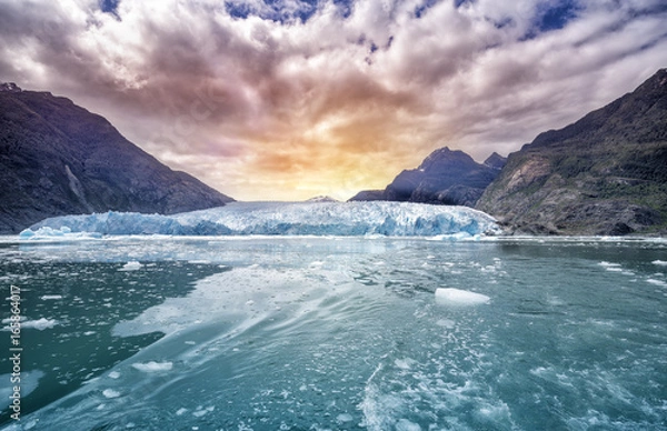 Obraz Park Narodowy Glacier Bay, dla krajobrazu tła Glacier na Alasce
