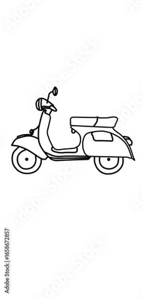 Obraz motorcycle icon vector illustration